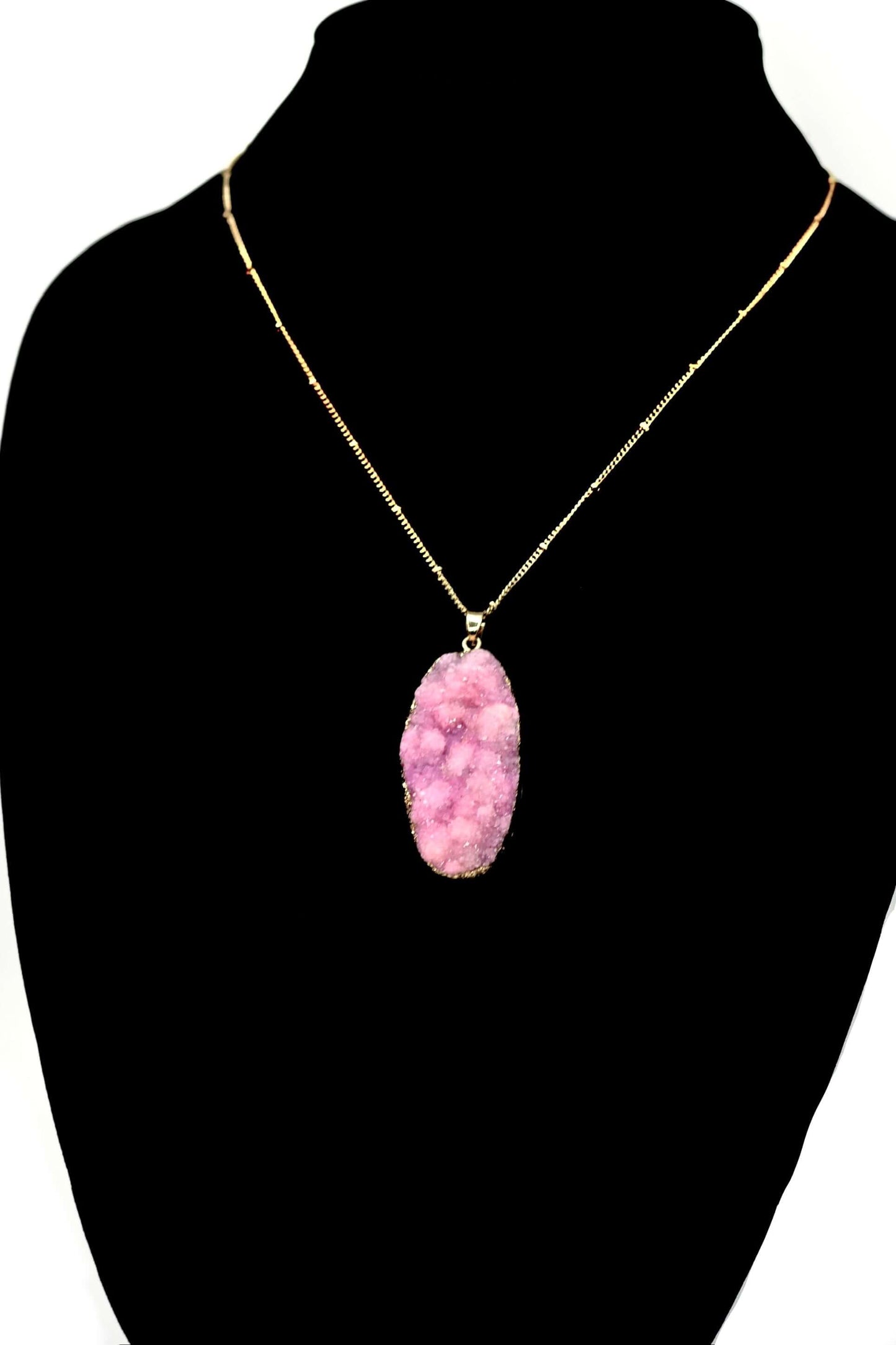 
                  
                    BLUSH QUARTZ DROP NECKLACE
                  
                